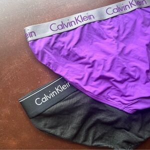 Calvin Klein set of 2 panties, size Small
